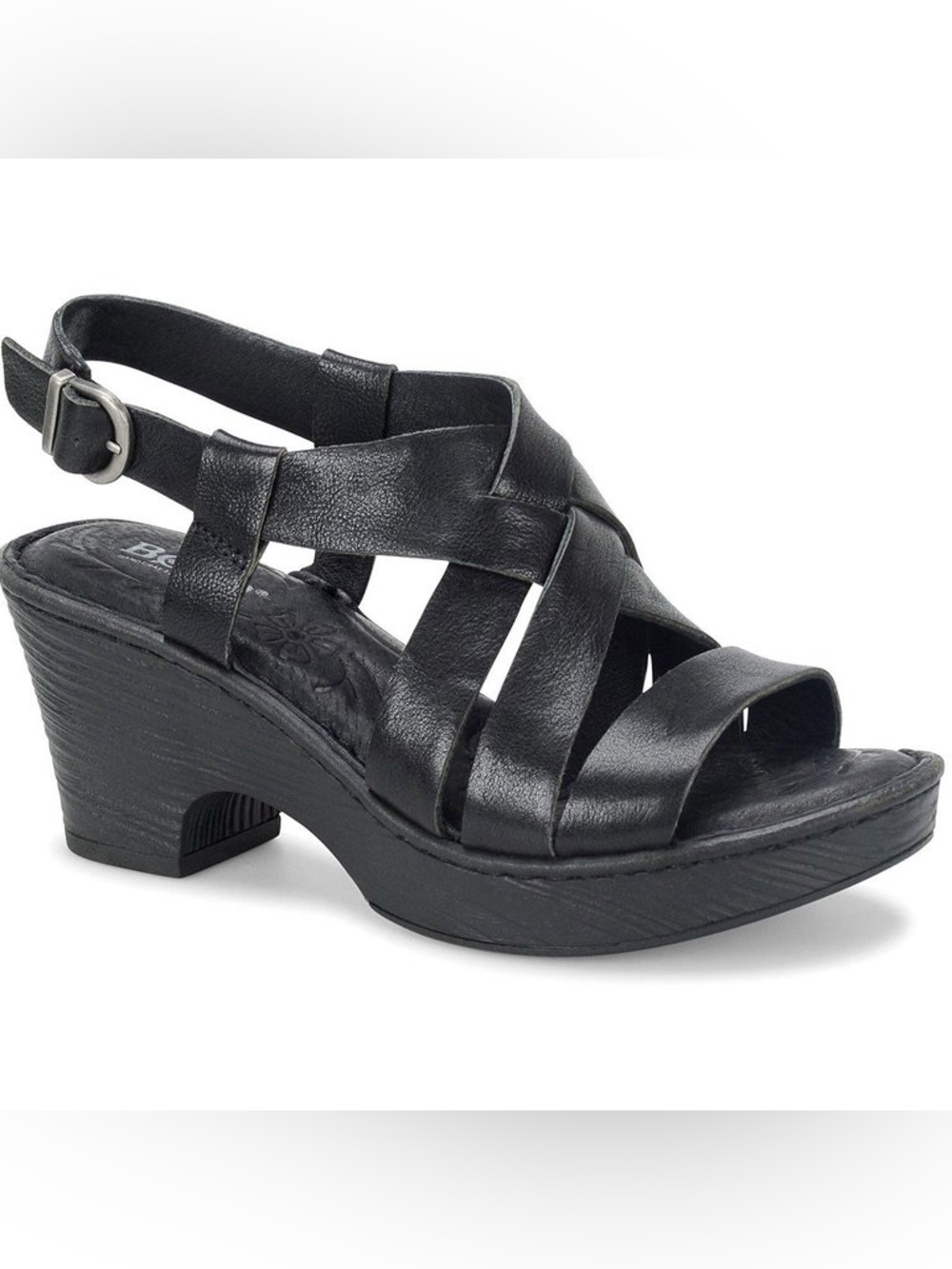 💫4/$25 • Born Womens Carmo Leather Wedges